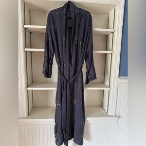 NWT Zara Limited Edition silk like beaded kimono